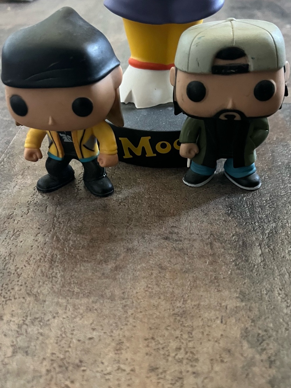 Jay and silent bob Pop! With mooby piggy bank